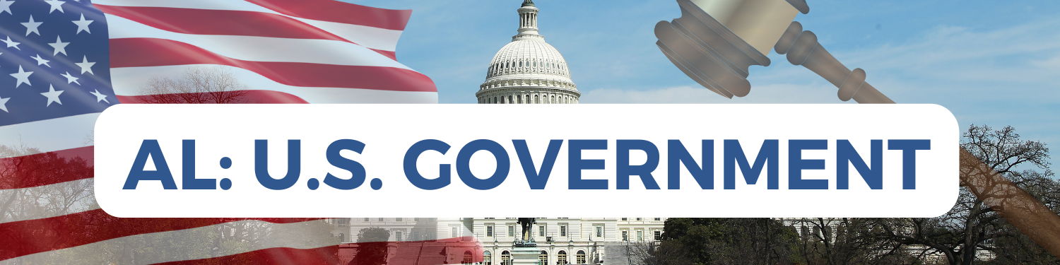 Welcome to AL: U.S. Government Class Banner